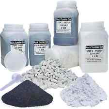 8 LBS Large Weight Rock Tumbler Grit Kit and Ceramic Tumbling Filler Media NEWUS picture