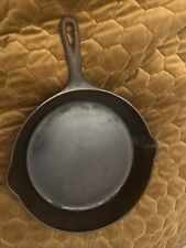 GRISWOLD LARGE BLOCK LOGO CAST IRON SKILLET FRYING PAN #8 1920 Erie  PA USA Rare picture