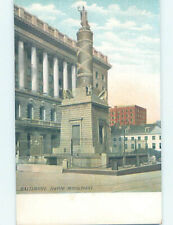 Pre-1907 MONUMENT SCENE Baltimore Maryland MD 6/7 AE8211@ picture