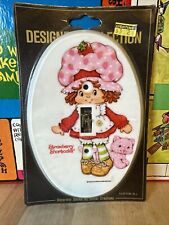 Vintage Strawberry Shortcake Light Switch Plate, 1982, New in Package NOS 6.5