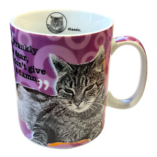 Konitz Feline Classics Cat Lovers Mug Frankly my dear I don't give a damn picture
