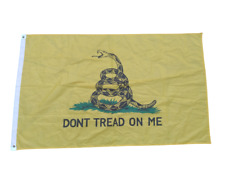 DON'T TREAD ON ME Full Size Yellow Flag picture