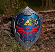 Medieval Wooden Legend of Zelda Inspired Shield Hylian Home Decorative  Shield picture