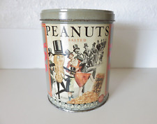 Vintage 1989 Mr. Peanut Planters Brand Peanuts TIN The Nickel Lunch Empty picture