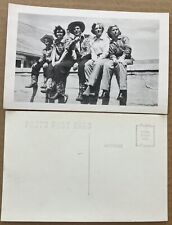 Buster Crabbe Family - Vintage photo - Early 50’s - RPPC picture