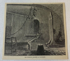 1872 magazine engraving~ THE TORTURE CHAMBER AT RATISBON Germany picture