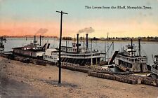 The Levee from The Bluff Memphis TN Tennesse Postcard 5219 picture