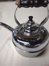 VINTAGE SIMPLEX PATENT SOLID COPPER WHISTLING TEA KETTLE (ENGLAND) picture