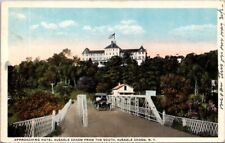 Postcard. Approaching Hotel Ausable Chasm from the South, New York  AX. picture