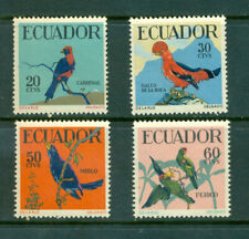 Set of 4 Bird Stamps from Ecuador - perfect mint condition picture