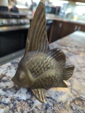 Vintage Brass Angel Fish 5.5