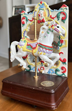 San Francisco Music Box Company Carrousel Horse With Mirror Limited Edition picture