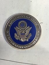 AUTHENTIC DOS Dept of State Presented by SecState HILLARY R CLINTON 1.75