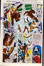 Original 1979 Captain America 238 page 6 Marvel Comics color guide art: 1970's picture