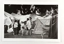 1989 Watsonville California Earthquake Ramsay Park Tent City Vintage Press Photo picture