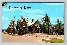 Lucas KS-Kansas, Garden of Eden, Advertising, c1970 Vintage Postcard picture