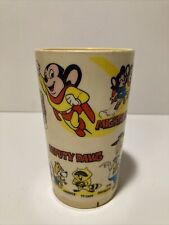 Vintage Mighty Mouse 1977 Terrytoons Deka Elizabeth N.J. USA Collector Cups picture