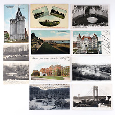 New York State Postcard Lot of 10 Poughkeepsie Brooklyn Buffalo Deposit C3107 picture