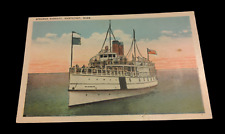 Nantucket, MA - Steamer Sankaty Vintage Postcard picture