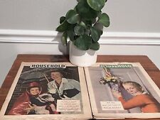 c1944 LOT OF (2) Household Magazines May April Vintage Vtg Advertising picture