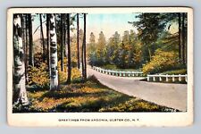 Ardonia NY-New York, Scenic Country Greetings, Ulster County Vintage Postcard picture