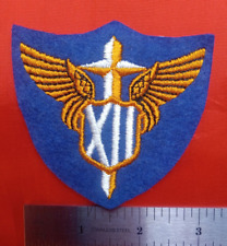 Authentic WW2 US Army Air Force 12th Tactical Air Command Patch picture