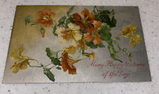 Tax Time:  1910 Postcard gift CPA “Many Happy Returns”  picture