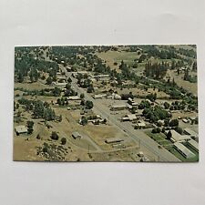 Hayfork California  Aerial View Trinity County Postcard UNP VTG picture