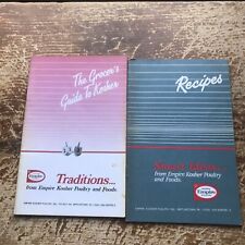 2 Empire Kosher Traditions Recipes Grocer's Guide Holidays Judaica Pamphlets picture