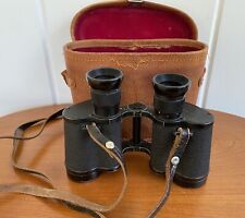 Antique WWII Military DIENSTGLAS BMK 6 x 30 Binoculars Leather Case 129623 picture