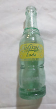 NuGrape 6 Fl Oz Green Glass Returnable Bottle Moderate Case Wear picture