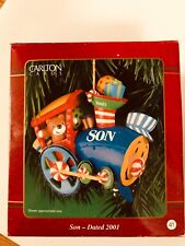 Carlton Cards Son - Dated 2001 collectible Christmas ornament, preowned in box picture