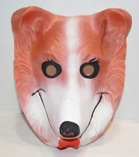 1950's Lassie Halloween Mask, gauze cloth  picture