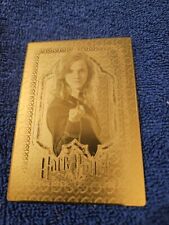Harry Potter World of 3D Gold Metal Hermoine Box Topper Artbox 2006 BT2 picture