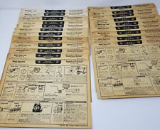 AEA Tune Up System Cards Buick Eight 1940s-1950s Illustrations Parts Set of 21 picture