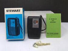 Vintage Stewart Model K-600All Transistor Solid State Radio W/Box picture