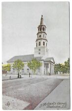 Postcard SC Charleston South Carolina, St. Michael’s Church — D20 picture