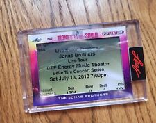 Leaf Ticket to the Show The Jonas Brothers 2013 Metal Pop Century TS-377 Stub picture