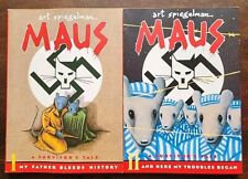 MAUS Volumes 1 And 2, Art Spiegelman, graphic novels, Great Condition picture