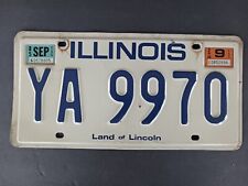 🔥 1985 Illinois IL License Plate YA 9970 🔥 picture