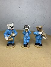 Trio Of Dogs With Instruments Figurines picture