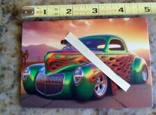 Flamed Hot Rod Willys Coupe Toolbox Magnet  picture