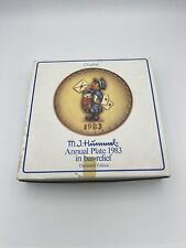 Vintage Hummel 1983 Postman Plate - With Original Box picture