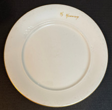 Vintage SS NORWAY Actual Dinner Plate from last Caribbean Cruise 2001 18kt Gold picture