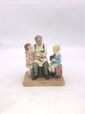 Vintage 1979 The Toymaker By Norman Rockwell Multicolor Hand Painted Figurine picture