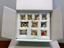 Boxed Set of 10 Lenox China Miniature Christmas Memories Ornament picture