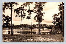 RPPC Golf Course Links & Lake at Altamonte Hotel Altamonte Springs FL Postcard picture