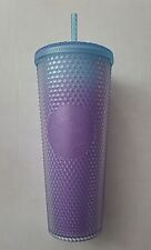 Starbucks 2024 Gradient Blue Purple Ombre Jelly Studded Cold Cups 24 oz picture