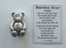 T5 BURDEN BEAR tiny pocket charm miniature figurine Ganz I'm here for you teddy picture
