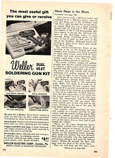 1965 Print Ad Weller Electric Corp Dual Heat Soldering Gun Kit Useful Gift Give picture